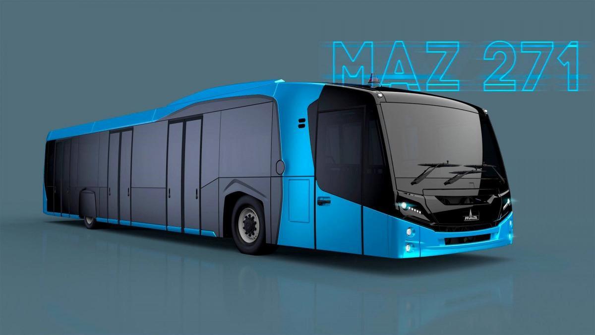 Экстерьер аэродромного автобуса МАЗ